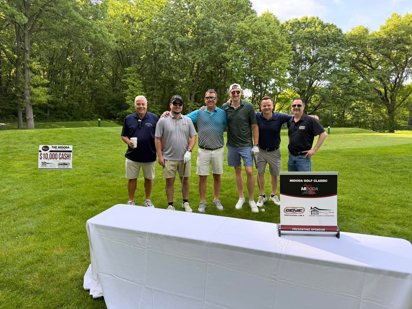 Out at the MiDODA Golf Classic — proud presenting sponsor.